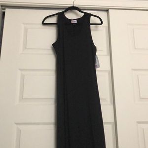 LuLaRoe Dani dress solid black medium